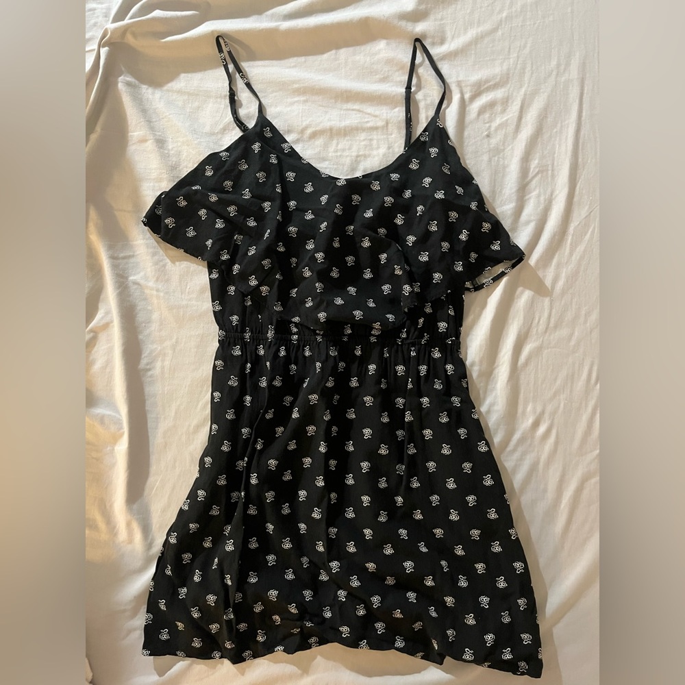 Old Navy Black Ruffle Dress